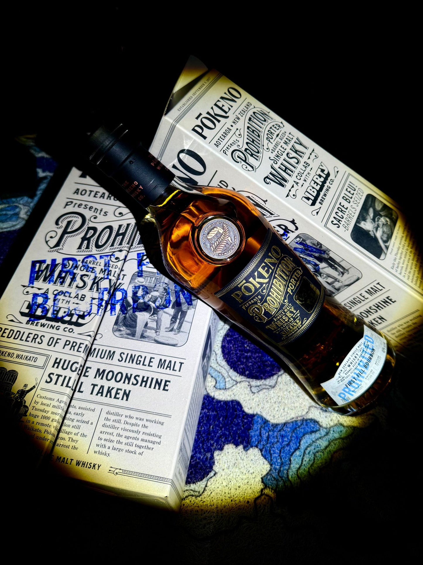 Pokeno "Prohibition Porter" First Fill Bourbon New Zealand Single Malt Whisky